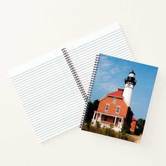 Au Sable Point Lighthouse Notebook Notizblock (Innenseite)