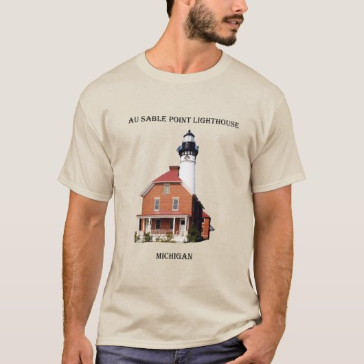 Au Sable Point Lighthouse Shirt (Vorderseite)