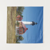Au Sable Point Lighthouse Wandteppich (Vorderseite (Horizontal))