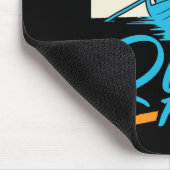 Au Sable River Rat Rafting Canoeing Fishing Boatin Mousepad (Ecke)