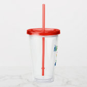 Au-some Autismus Awareness Acryltrinkbecher (Rechts)