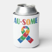 Au-some Autismus Awareness Dosenkühler (Kanne Vorderseite)