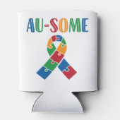 Au-some Autismus Awareness Dosenkühler (Rückseite)