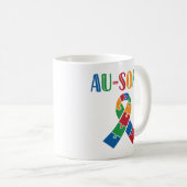 Au-some Autismus Awareness Kaffeetasse (VorderseiteRechts)