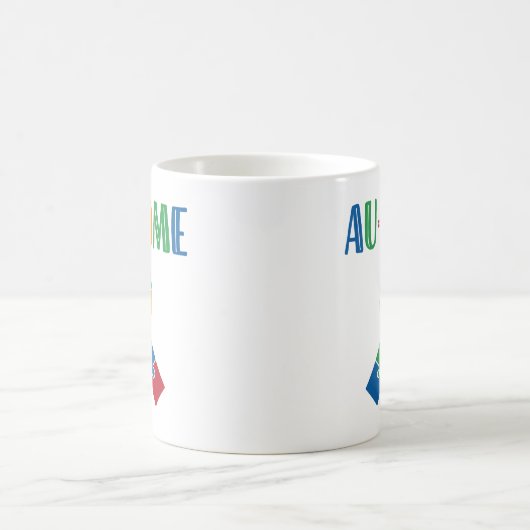 Au-some Autismus Awareness Kaffeetasse (Mittel)