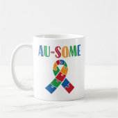 Au-some Autismus Awareness Kaffeetasse (Links)