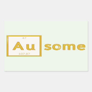 Au-some Customizable Stickers
