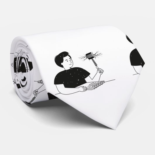 AU - THOR NECK TIE KRAWATTE (Gerollt)