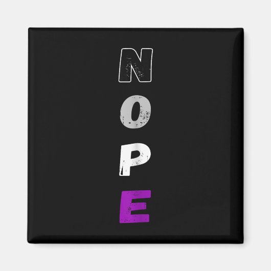 Aual Nope Ace Pride Flag Auality Lgbt Community _1 Magnet (Vorne)