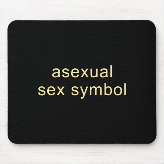 Aual Symbol Funny Pride Lgbtq Ace  Mousepad (Vorne)