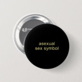 Aual-Symbol Lustig Pride LGBTQ+ Ace Button (Vorne & Hinten)