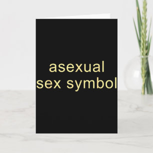 Aual Symbol Lustig Pride Lgbtq Ace  Karte