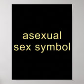 Aual Symbol Lustig Pride Lgbtq Ace Poster (Vorne)