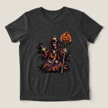 Aubergine Dunkler Zauberer Halloween — Gruselig Re
