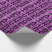 Aubergine, Eierfrucht Geschenkpapier (Ecke)
