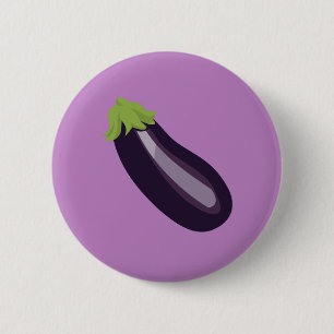 Aubergine Emoji Button