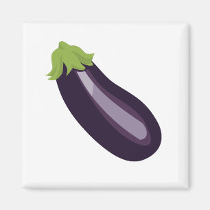 Aubergine Emoji Magnet