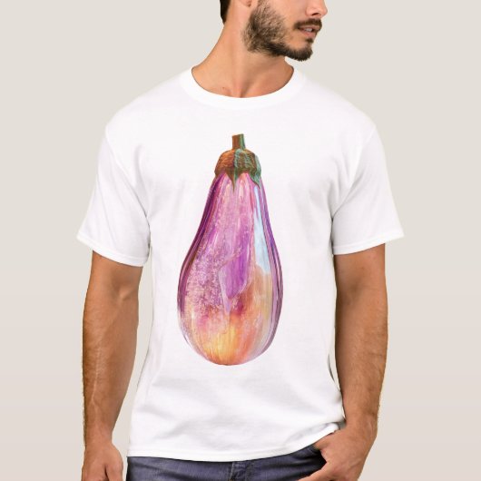 Aubergine Galactika - Galactic Eggplant T-Shirt (Vorderseite)