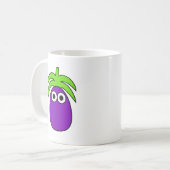 Aubergine Kaffeetasse (Vorderseite Links)