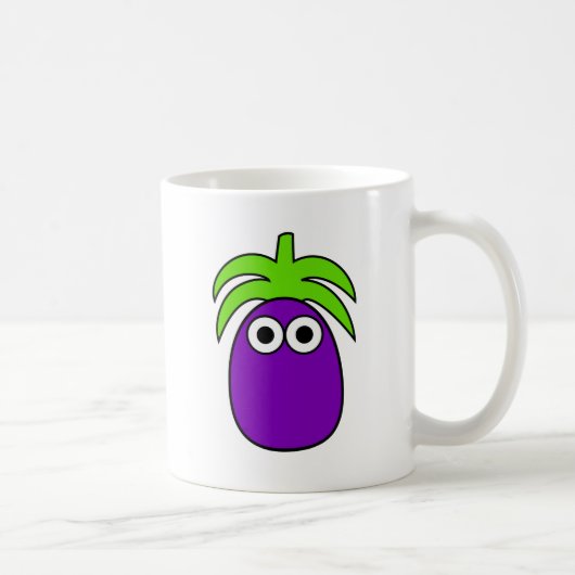 Aubergine Kaffeetasse (Rechts)