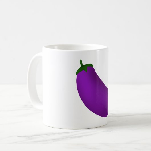 Aubergine Kaffeetasse (Vorderseite Links)