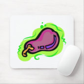 Aubergine Mousepad (Mit Mouse)