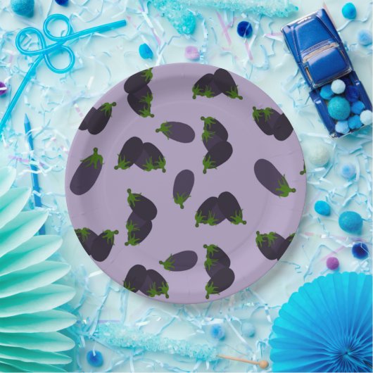 Aubergine Pappteller (Party)