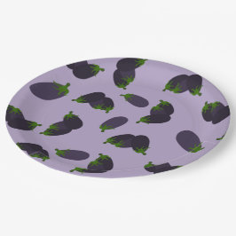 Aubergine Pappteller