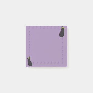 Aubergine-Post-it-Notizen Post-it Klebezettel