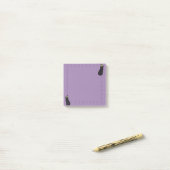 Aubergine-Post-it-Notizen Post-it Klebezettel (Auf Schreibtisch)