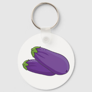 Aubergine Schlüsselanhänger