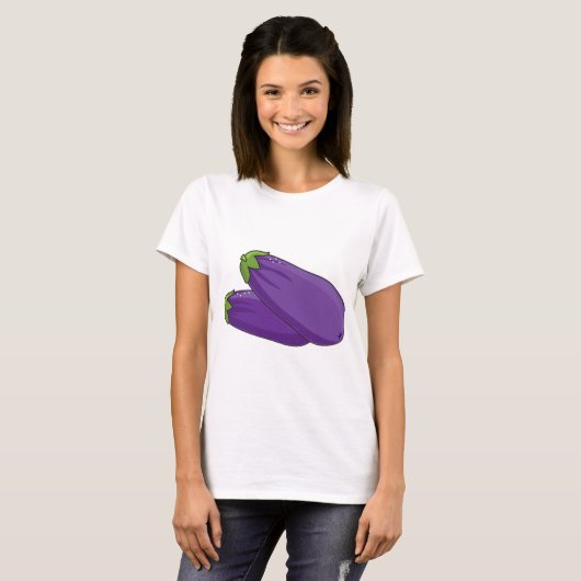 Aubergine T-Shirt (Vorne ganz)