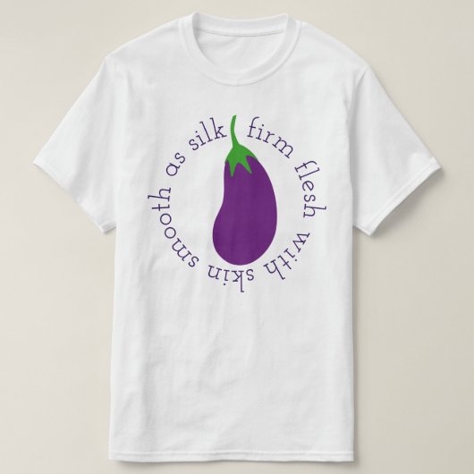 Aubergine T-Shirt (Design vorne)