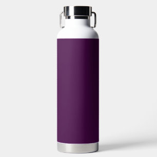 Aubergine Violett Einheitliche Farbe Trinkflasche