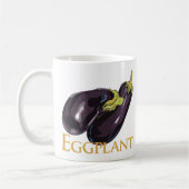Auberginen-Aubergine Kaffeetasse (Links)