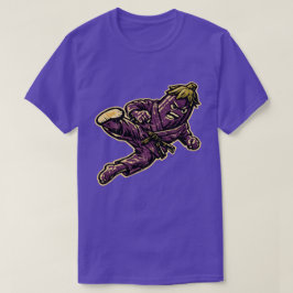 Auberginen Judoka — Vintage Retro Street Fighter  T-Shirt