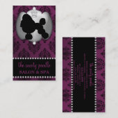 Auberginen-lila Jeweled Visitenkarte (Vorne/Hinten)