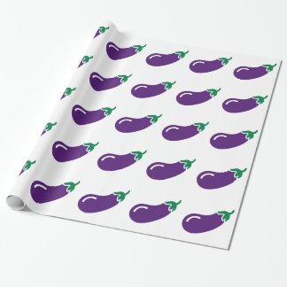 Auberginenaubergine Geschenkpapier