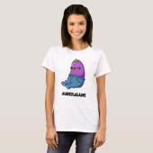 Auberjeans Funny Eggplant Pun T-Shirt (Vorne ganz)