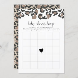 AUBREE Leopard Print Safari Baby Dusche Bingo Spie Einladung