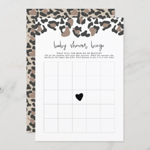 AUBREE Leopard Print Safari Baby Dusche Bingo Spie Einladung