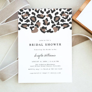 AUBREE Leopard Print Safari Bridal Shower Einladung