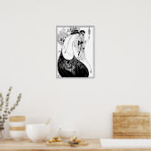 Aubrey Beardsley - Das Pfauenrock Poster (Küche)