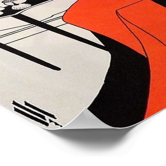 AUBREY BEARDSLEY POSTER (Ecke)