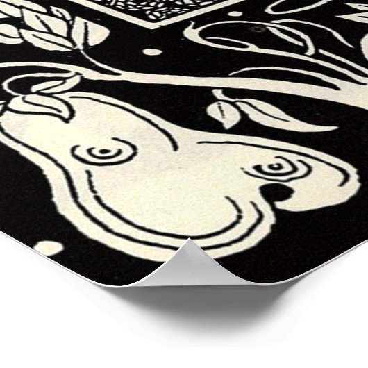 AUBREY BEARDSLEY POSTER (Ecke)