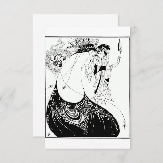 Aubrey Beardsley Save The Date (Vorne/Hinten)