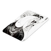 Aubrey Beardsley The Peacock Skirt Magnet (Linke Seite)