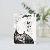 Aubrey Beardsley The Peacock Skirt Postcard Postkarte (Stehend Vorderseite)