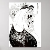 Aubrey Beardsley The Peacock Skirt Poster (Vorne)