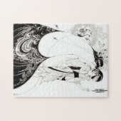 Aubrey Beardsley The Peacock Skirt Puzzle (Horizontal)